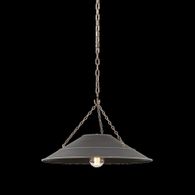 F1223-PBR/GRA Troy Lighting Arcane 1Lt Pendant with Patina Brass Finish