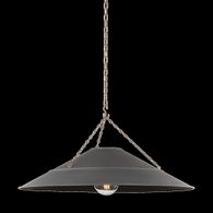 F1234-PBR/GRA Troy Lighting Arcane 1Lt Pendant with Patina Brass Finish