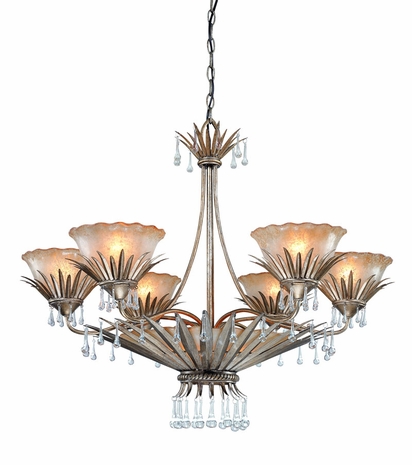 F1336AS Troy Lighting St. Barts Interior 6light Chandelier