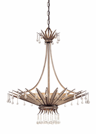 F1337 Troy Lighting St. Barts Four Light Pendant