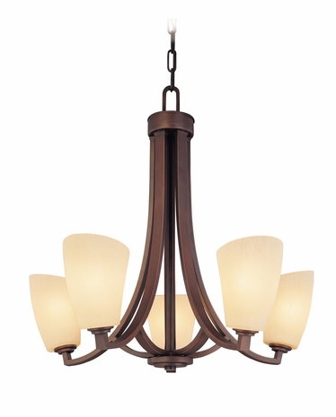 F1487 Troy Lighting Rigoletto Five Light Chandelier