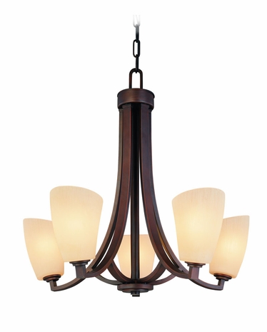F1487VN Troy Lighting Rigoletto Interior 5light Chandelier