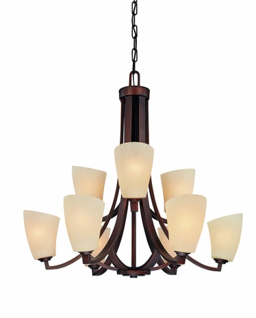 F1488VN Troy Lighting Rigoletto Interior 3+6light Chandelier
