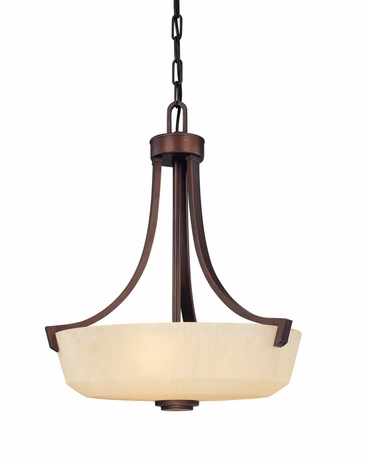 F1489 Troy Lighting Rigoletto Three Light Pendant