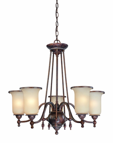 F1495HL Troy Lighting Waldorf Interior 5light Chandelier