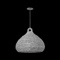 F1523-PBR Troy Lighting Lechlan 1Lt Pendant with Patina Brass Finish