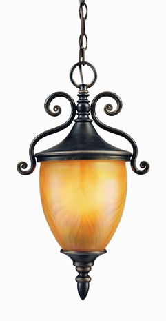 F1627 Troy Lighting Nouveau Three Light Hanger Light
