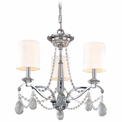 F1646 Troy Lighting Fountainbleau Three Light Chandelier