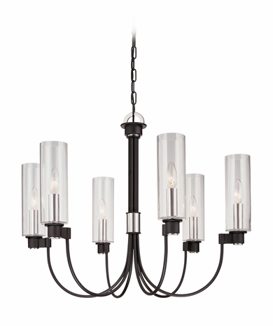 F1676 Troy Lighting Alta Six Light Chandelier
