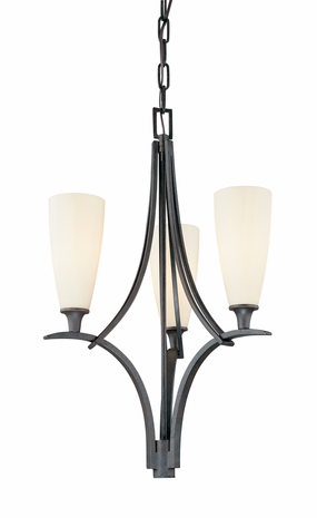F1688 Troy Lighting Palisade Three Light Chandelier