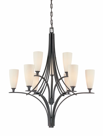 F1689 Troy Lighting Palisade Six Light Chandelier