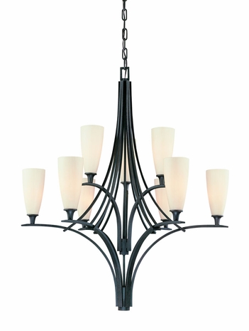 F1689FR Troy Lighting Palisade Interior 9light Chandelier