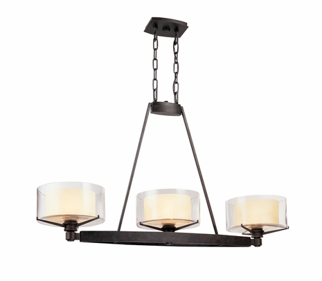 F1718 Troy Lighting Arcadia Three Light Island