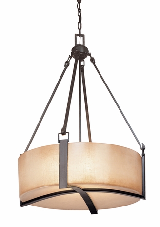 F1743 Troy Lighting Austin Four Light Pendant