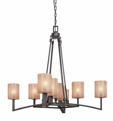 F1749 Troy Lighting Austin Nine Light Chandelier