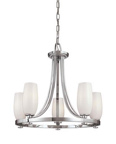 F1775 Troy Lighting Park Place Five Light Round Chandelier