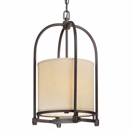 F1803FBZ Troy Interior Federal Bronze Redmond 3Lt Pendant