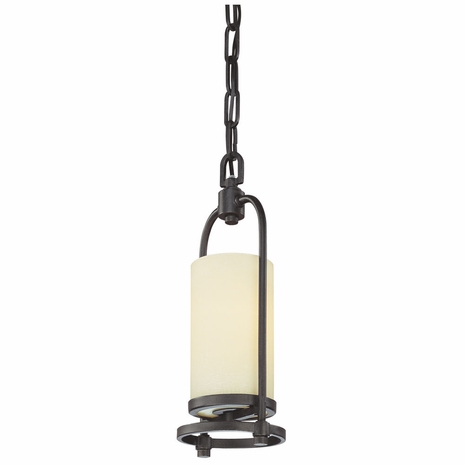 F1807FBZ Troy Interior Redmond Mimi 1Lt Hand-Worked Iron Ceiling Mount Mini Pendant in Federal Bronze Finish