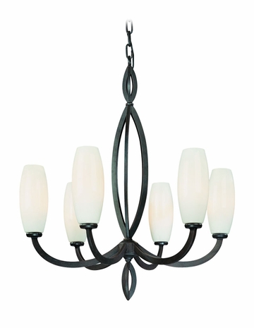 F1826FI Troy Lighting Trio Interior 6light Chandelier