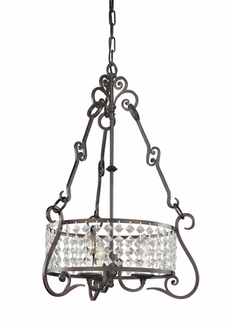 F1833FI Troy Lighting Lafayette Interior 3light Chandelier