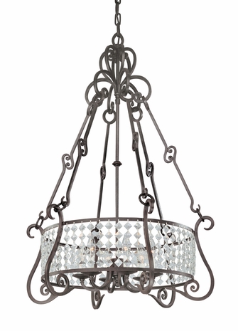 F1836FI Troy Lighting Lafayette Interior 6light Chandelier