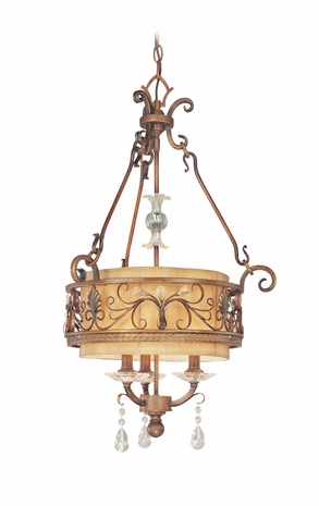 F1953 Troy Lighting Heirloom Three Light Chandelier