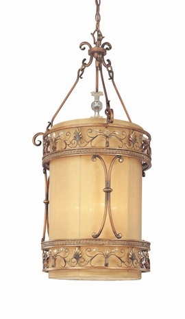 F1954-SBZ-R Troy Lighting Heirloom Four Light Entry Chandelier (CLEARANCE ITEM)