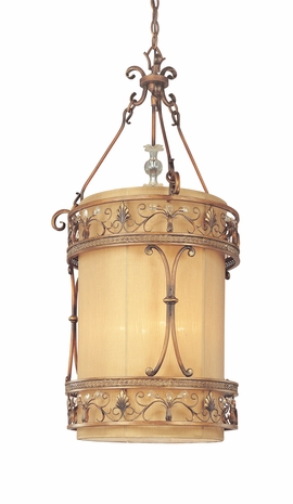 F1954 Troy Lighting Heirloom Four Light Entry Chandelier