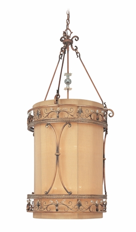 F1955 Troy Lighting Heirloom Four Light Entry Chandelier