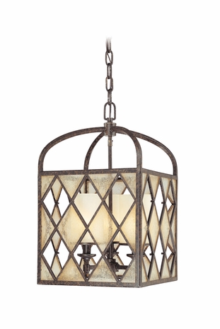 F1983 Troy Lighting Harlequin Three Light Pendant