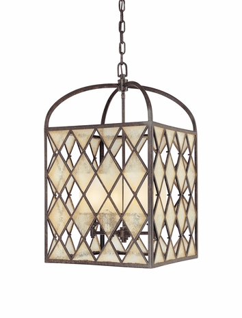 F1984 Troy Lighting Harlequin Four Light Pendant
