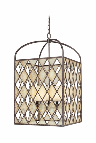F1985 Troy Lighting Harlequin Five Light Pendant