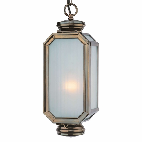 F2005HB Troy Lighting Lexington 1 Light Hanging Lantern in Heritage Bronze Finish