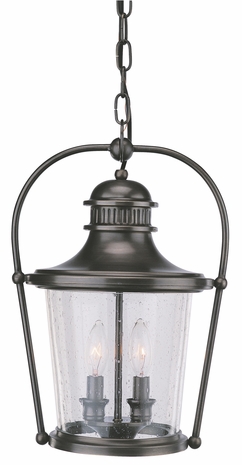 F2037 Troy Lighting Guild Hall Two Light Hanging Lantern