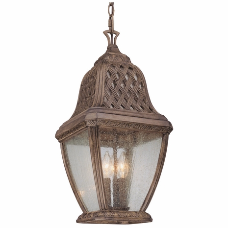 F2088BI Troy Lighting Biscayne 3 Light Hanging Lantern in Biscayne Finish