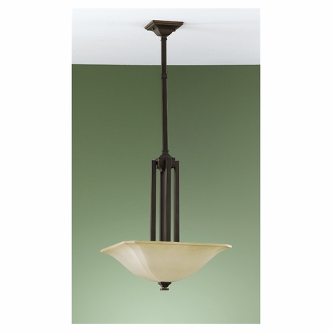 F2211-3ORB-R Murray Feiss Lighting Tres Chic Bella Fleur Three-Light Chandlier In Firenze Gold Finish Clearance Item