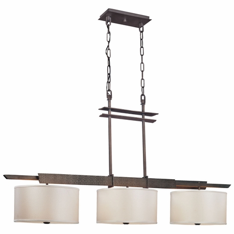 F2619 Troy Sapporo Island Sapporo Silver 3 Light Pendant Island