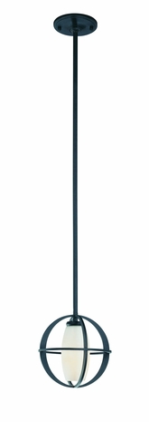 F3007FBZ Troy Lighting Felix 1 Light Mini Pendant in Federal Bronze Finish