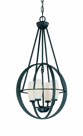 F3008FBZ Troy Lighting Felix Interior 4light Pendant Large