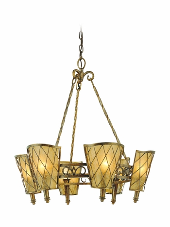 F3066CG Troy Lighting Marmont Interior 6light Chandelier