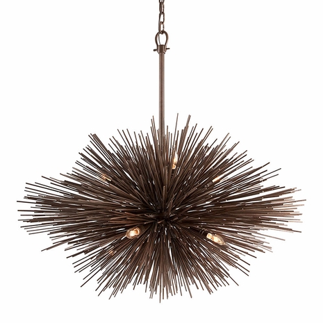 F3668 Troy Tide Pool Bronze Uni 8Lt Pendant Large