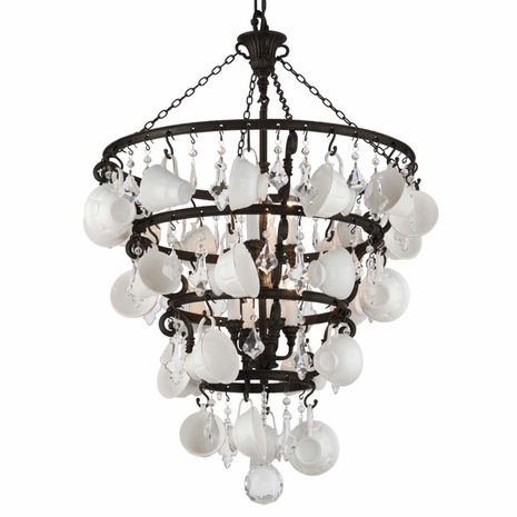 F3825 Troy Interior Vintage Bronze Barista 8Lt Pendant Entry 8Lt Pendant Entry Medium