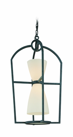 F4028GR Troy Lighting Metro Interior 2light Pendant Large