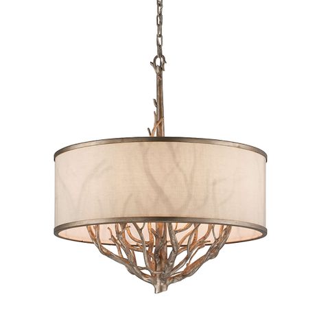 F4106-VZ Troy Lighting Whitman 6Lt Chandelier with Vienna Bronze Finish