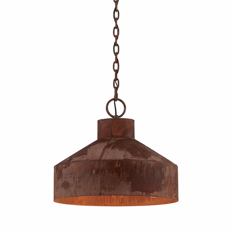 F5263-RP Troy Lighting Rise &amp; Shine 3Lt Pendant with Rust Patina Finish