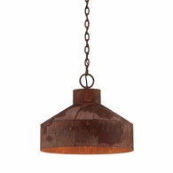F5263-RP Troy Lighting Rise &amp; Shine 3Lt Pendant with Rust Patina Finish
