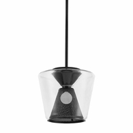 F5851 Troy Lighting Berlin 1Lt Pendant with Gun Metal Finish