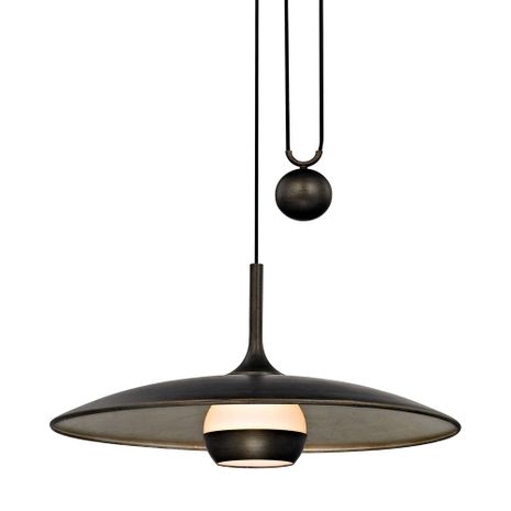 F5866-VBZ/WSL Troy Lighting Alchemy 1Lt Pendant with Vintage Bronze Finish