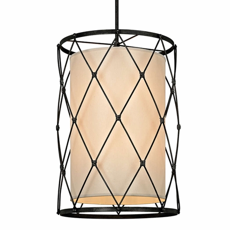 F5948 Troy Aged Pewter Palisade 8Lt Pendant