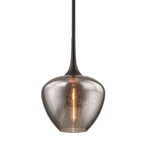 F7055-VBZ Troy Lighting West End 1Lt Pendant with Vintage Bronze Finish